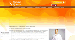 Desktop Screenshot of komm-praxis.de